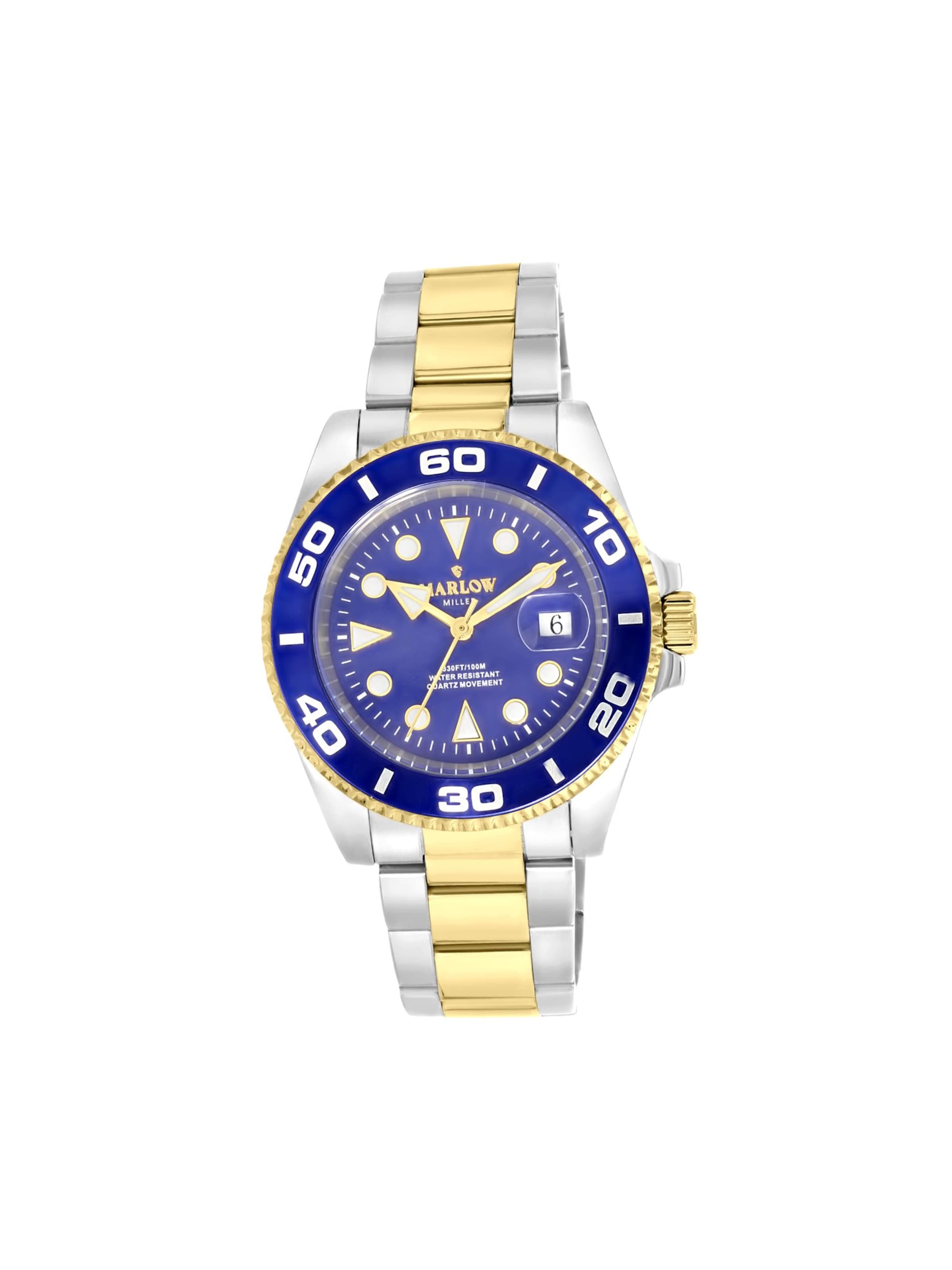 Lucardi Analog Watch in Blue: front