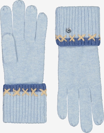 CODELLO Vingerhandschoenen in Blauw: voorkant