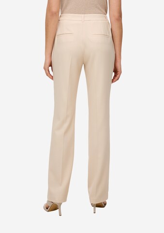 s.Oliver BLACK LABEL Regular Pantalon in Beige