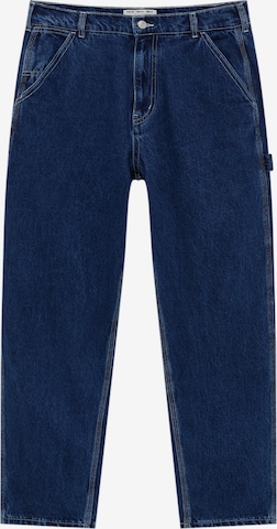 Pull&Bear Regular Jeans in Blue: front