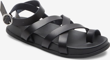 Sandales à lanières 'Ahri' ROXY en noir : devant