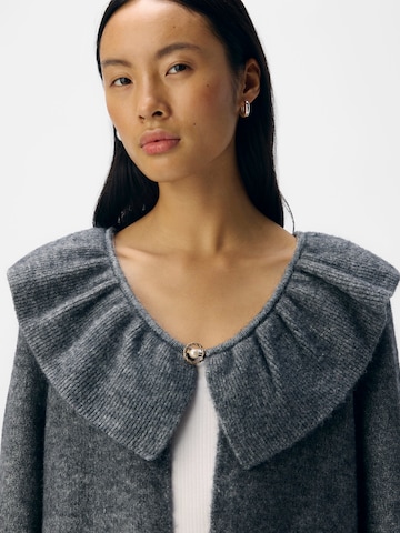Cardigan 'OBJDENISI' OBJECT en gris