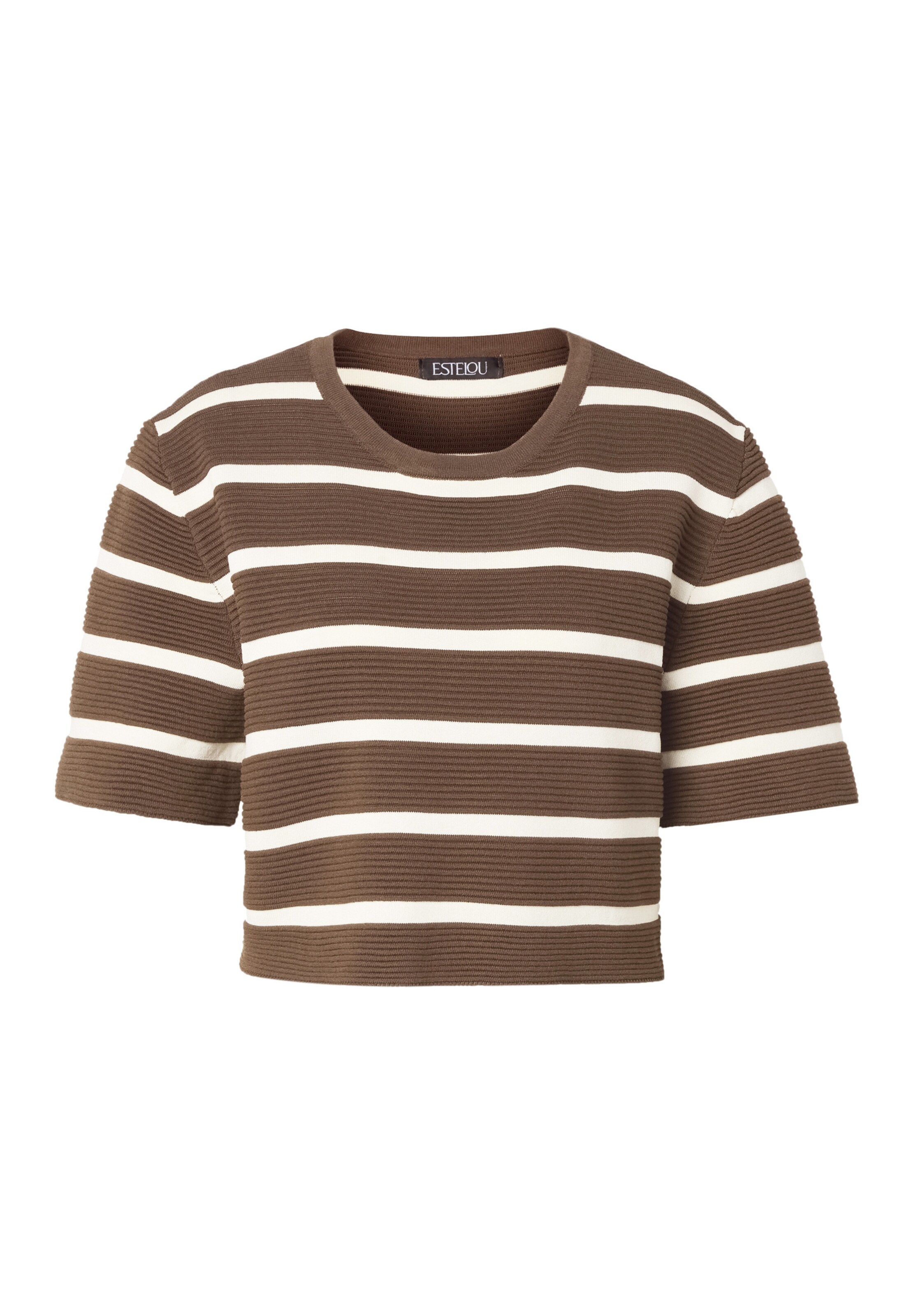 Estelou Pullover in Braun: Vorderseite