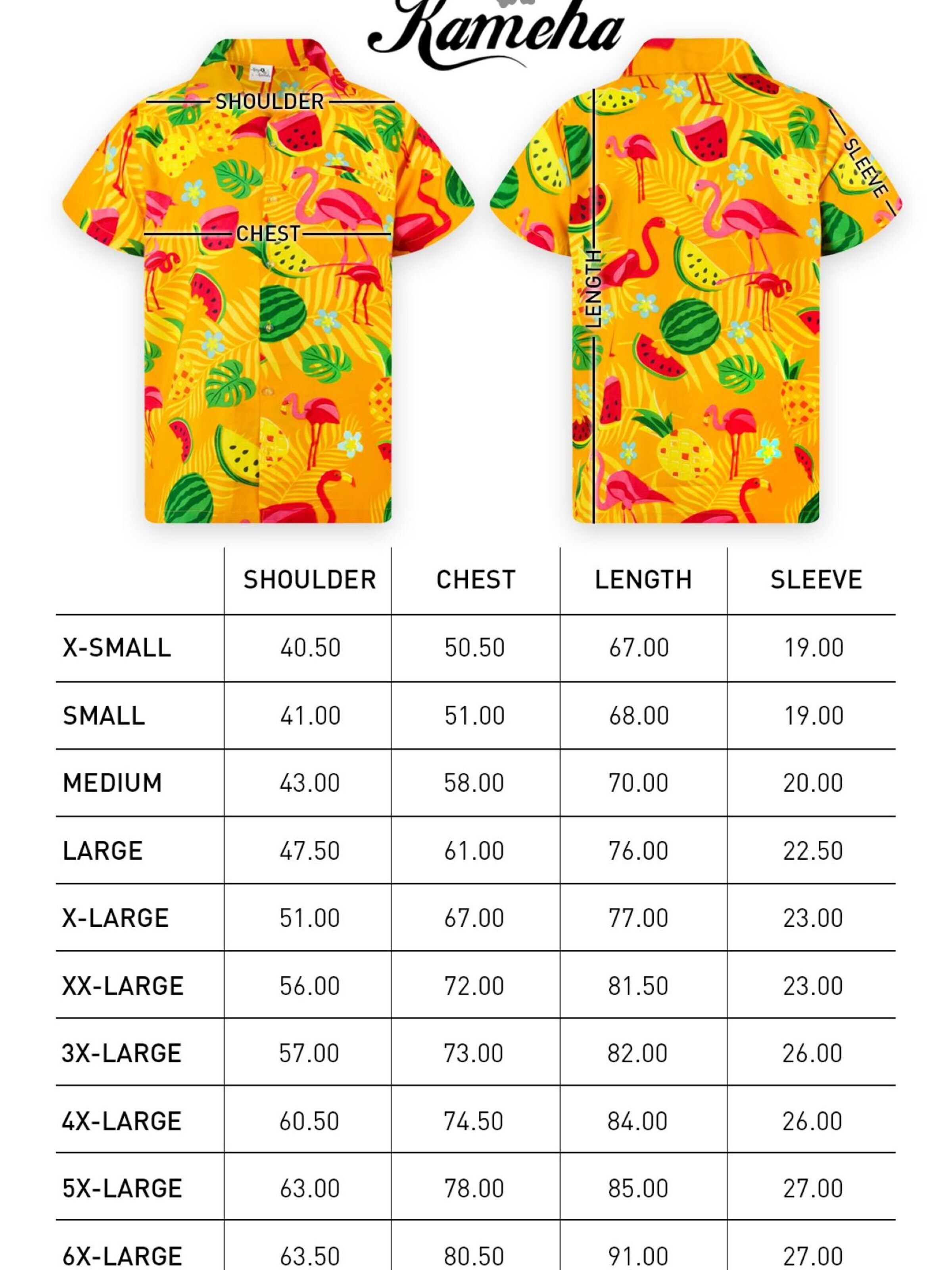 King Kameha Shirt 'Flamingo Melone'‌‌‌‌‌‌‌ in Gelb