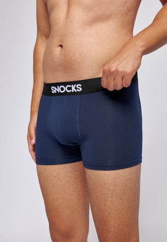 SNOCKS Boxershorts in Blau