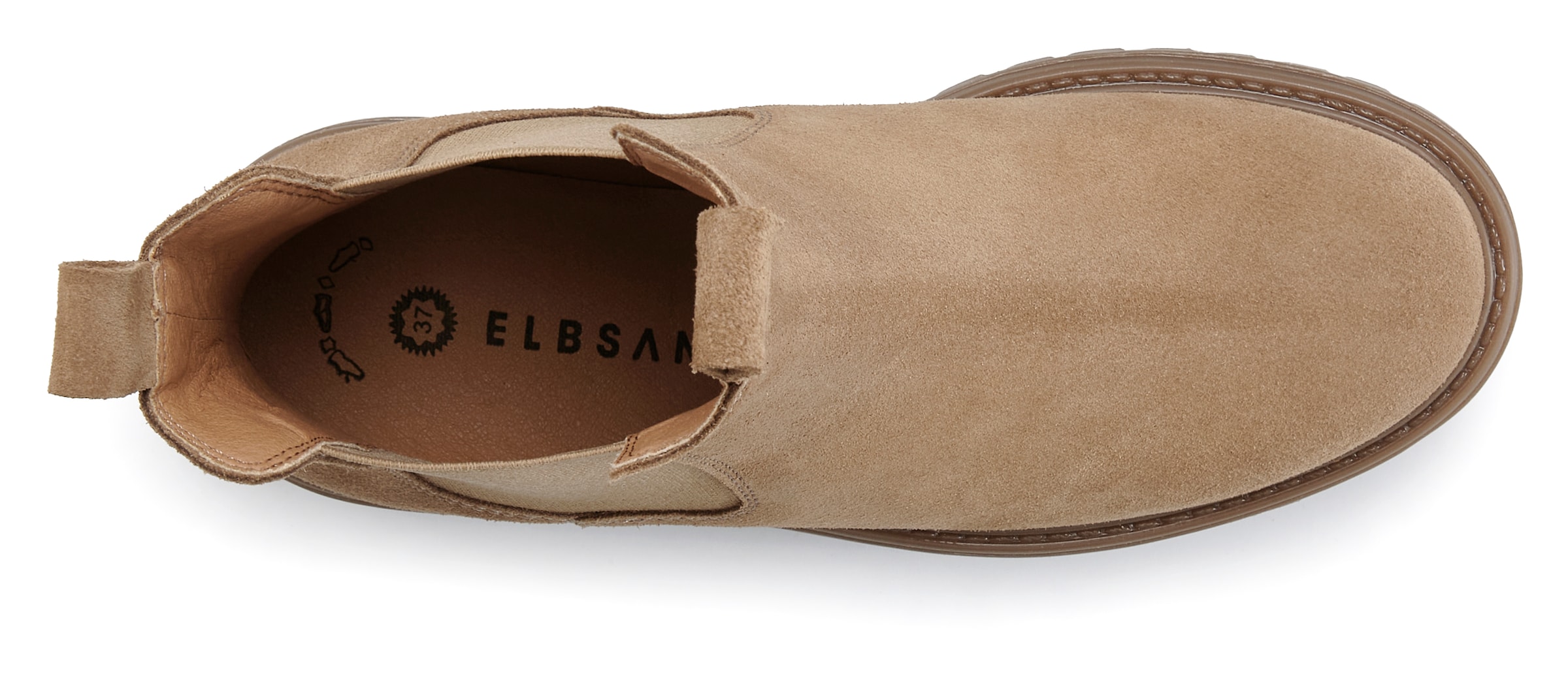 Elbsand Chelsea Boots in Brown