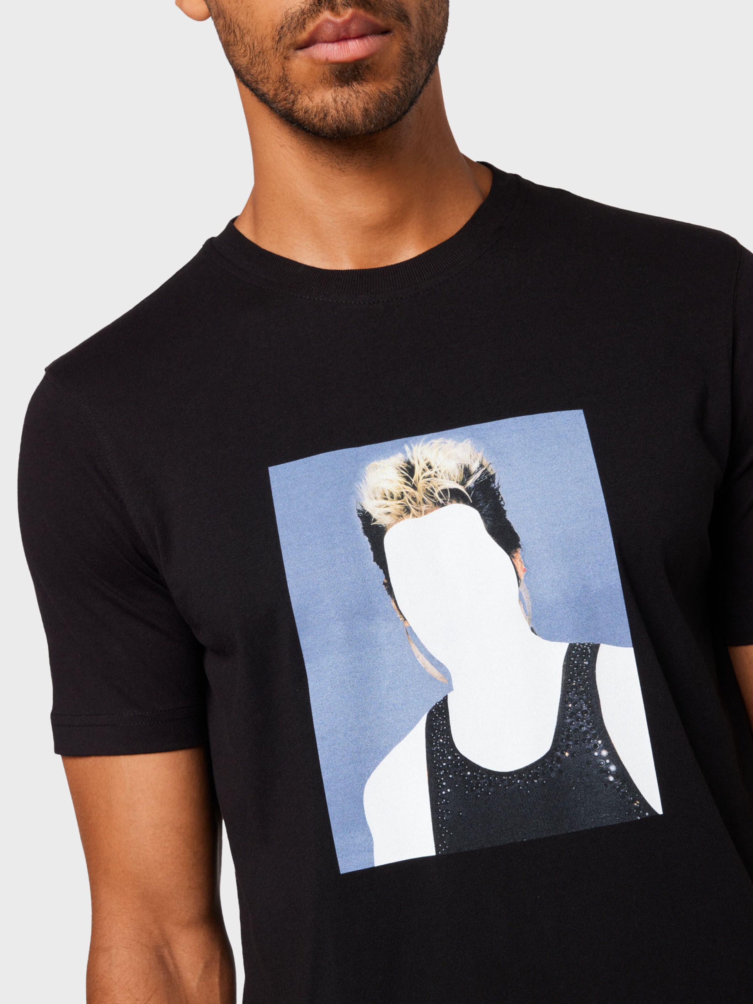 Männer Shirts DIESEL T-Shirt 'JUST' in Schwarz - VT09589 Männer Shirts DIESEL T-Shirt 'JUST' in Schwarz - VT09589