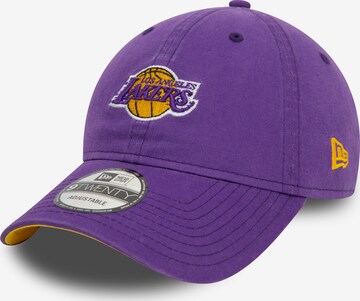 NEW ERA - Boné 'NBA 9TWENTY LOSLAK' em roxo: frente