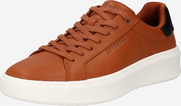 SKECHERSNiske tenisice 'COURT BREAK' - smeđa boja: prednji dio