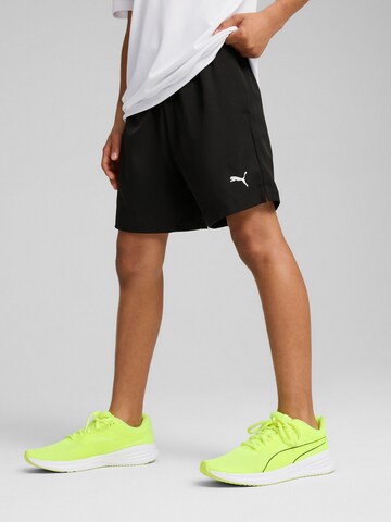 PUMA regular Παντελόνι φόρμας 'TAD ESS' σε μαύρο: μπροστά