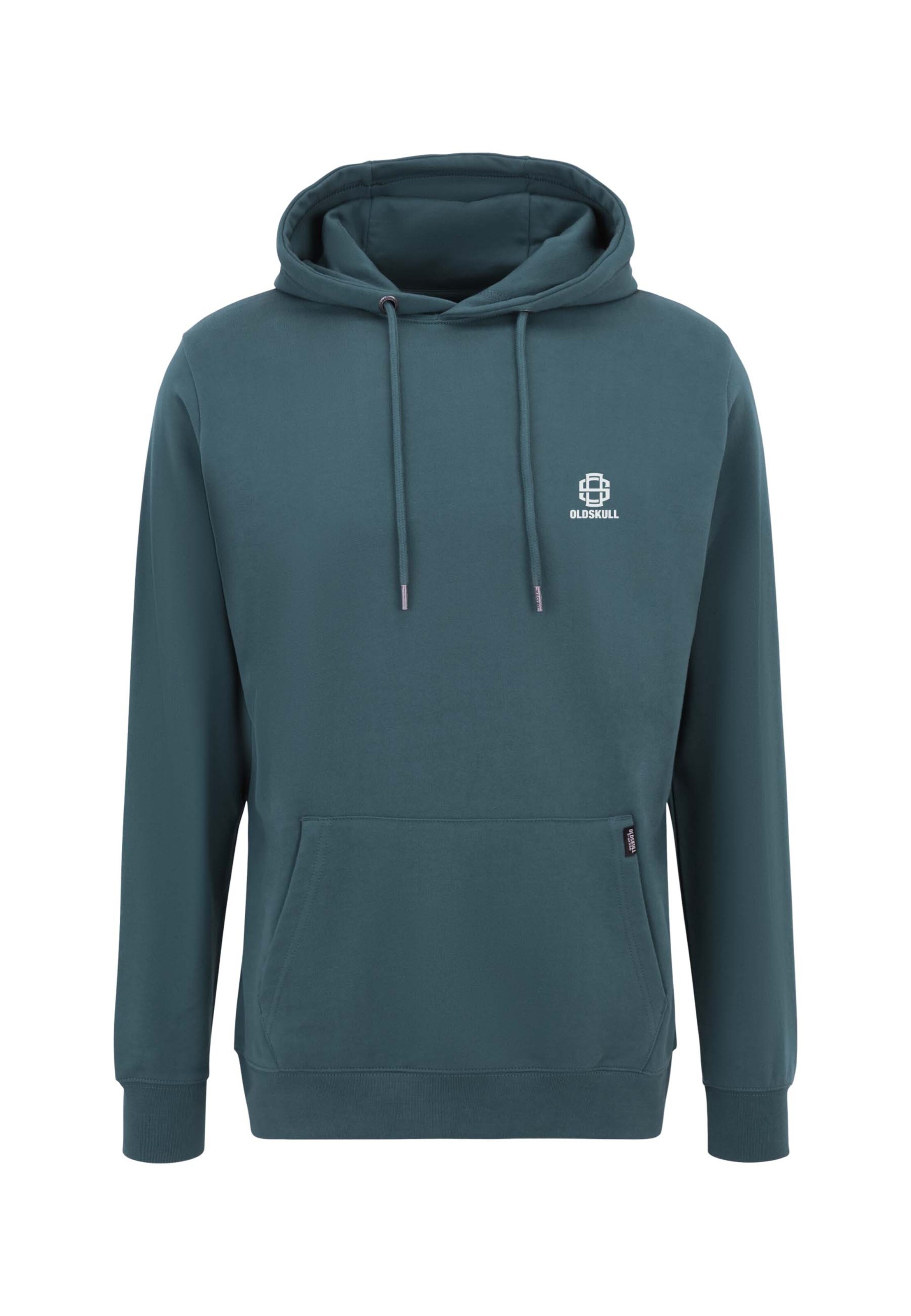 Oldskull Sweatshirt 'Basic Oldskull 25 Logo' in Green: front