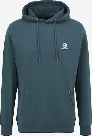 Oldskull Sweatshirt 'Basic Oldskull 25 Logo' in Green: front