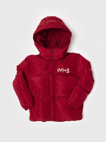 Maru + Bo Performance Jacket 'WEATHER-RESISTANT JACKET WITH HOOD' in Red: front
