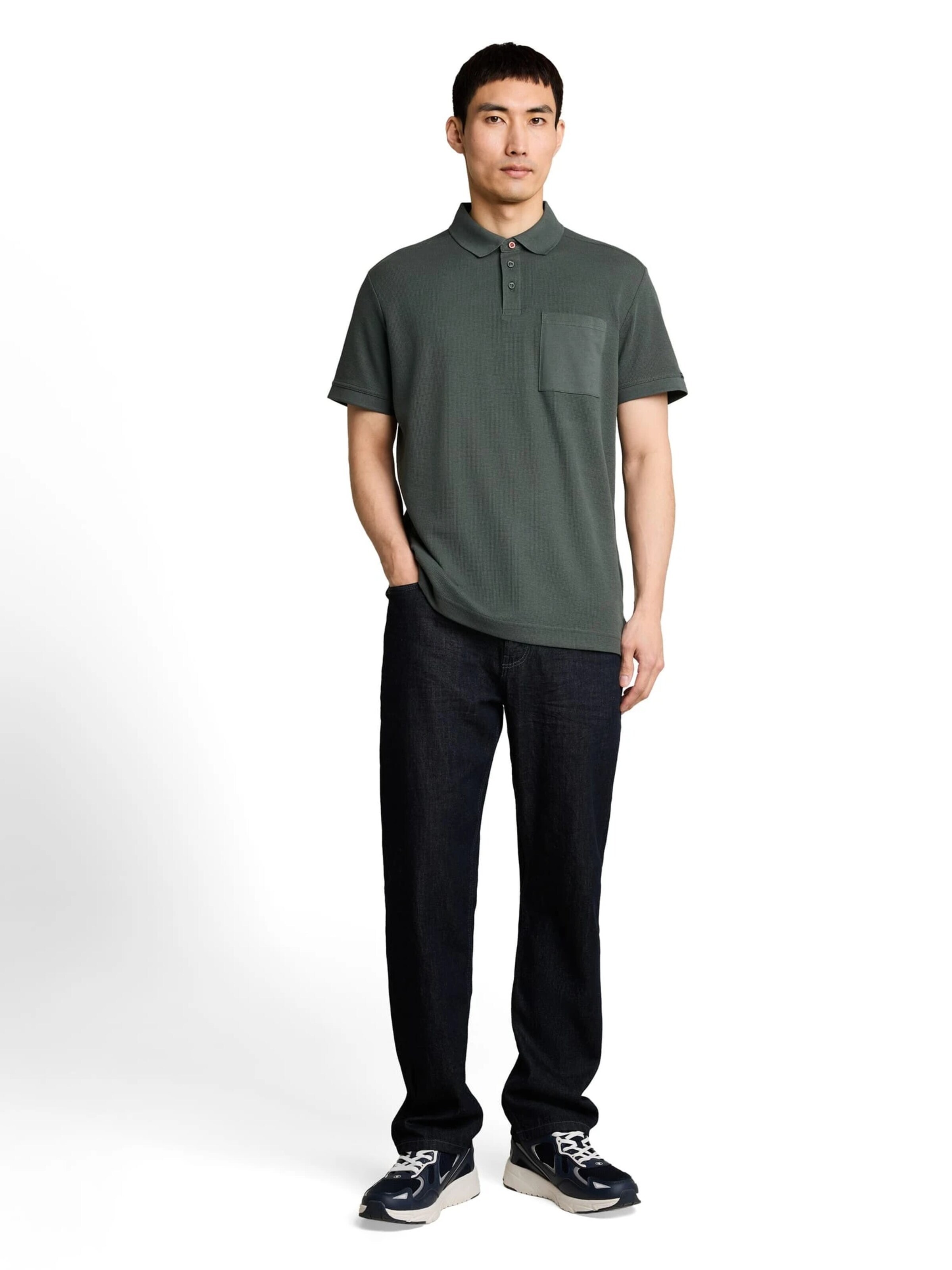 TOM TAILOR Shirt in Groen