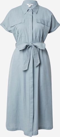 Dorothy Perkins - Vestido camisero 'Utility' en azul: frente