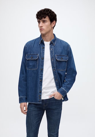zils Abercrombie & Fitch Standarta piegriezums Krekls