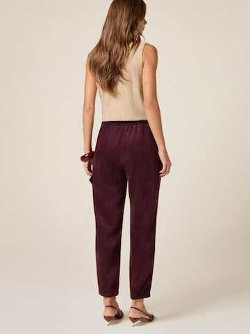 Loosefit Pantalon oltre en rouge