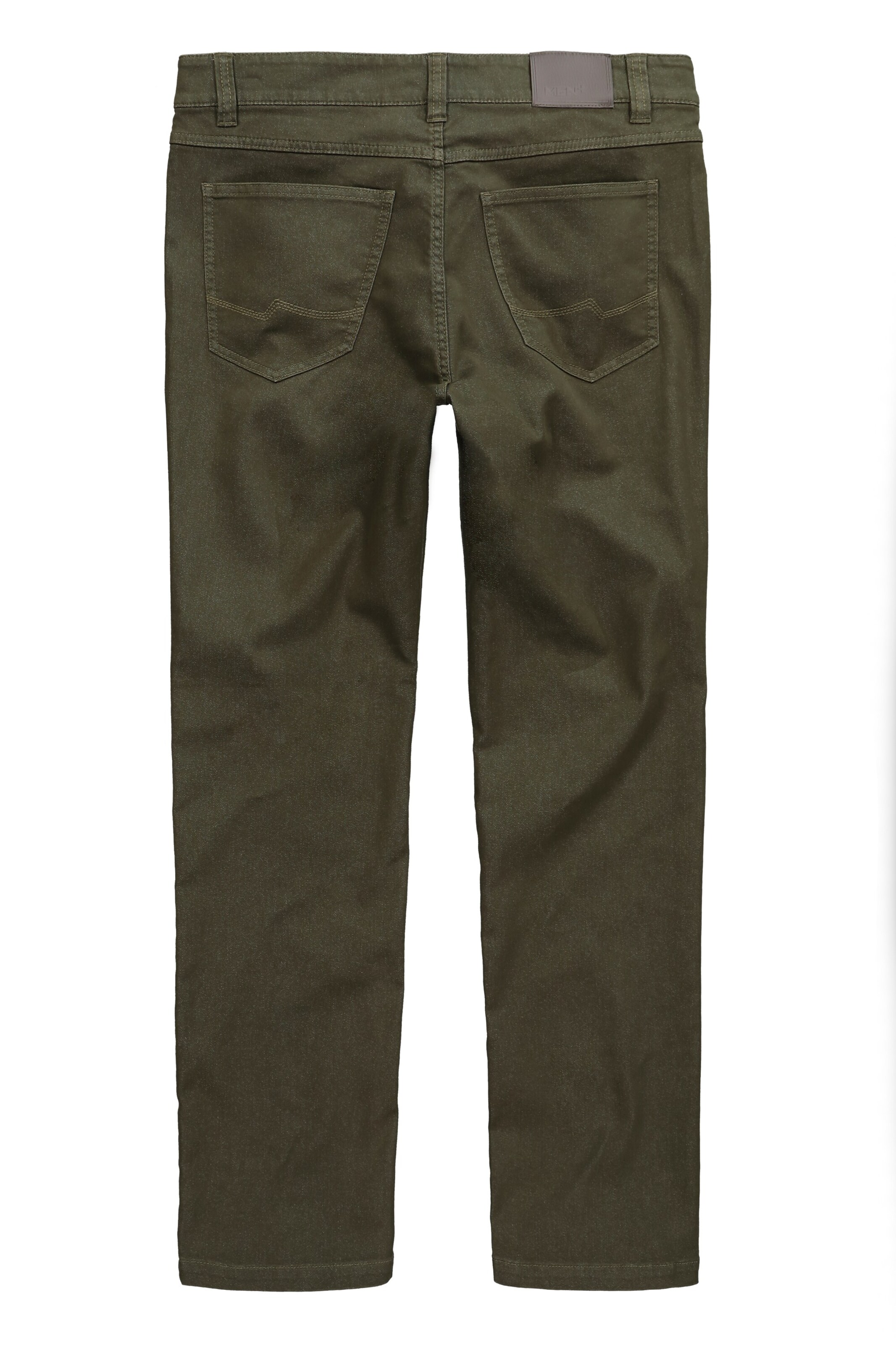 Men Plus Regular Jeans in Groen