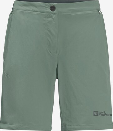 JACK WOLFSKIN Outdoor Pants in Green: front