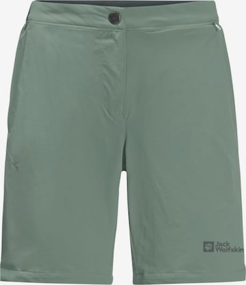 JACK WOLFSKIN Slimfit Outdoorshorts in Grün: predná strana