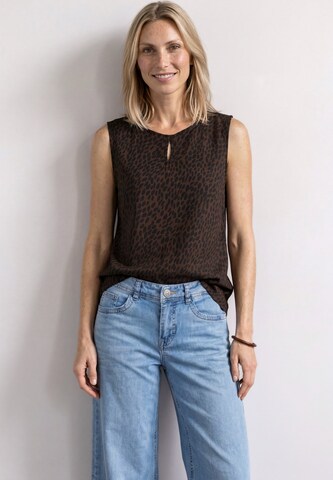 STREET ONE Blouse in Brown: front