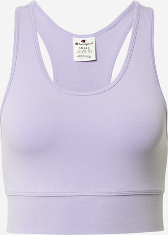 Champion Authentic Athletic ApparelBustier Majica - ljubičasta boja: prednji dio