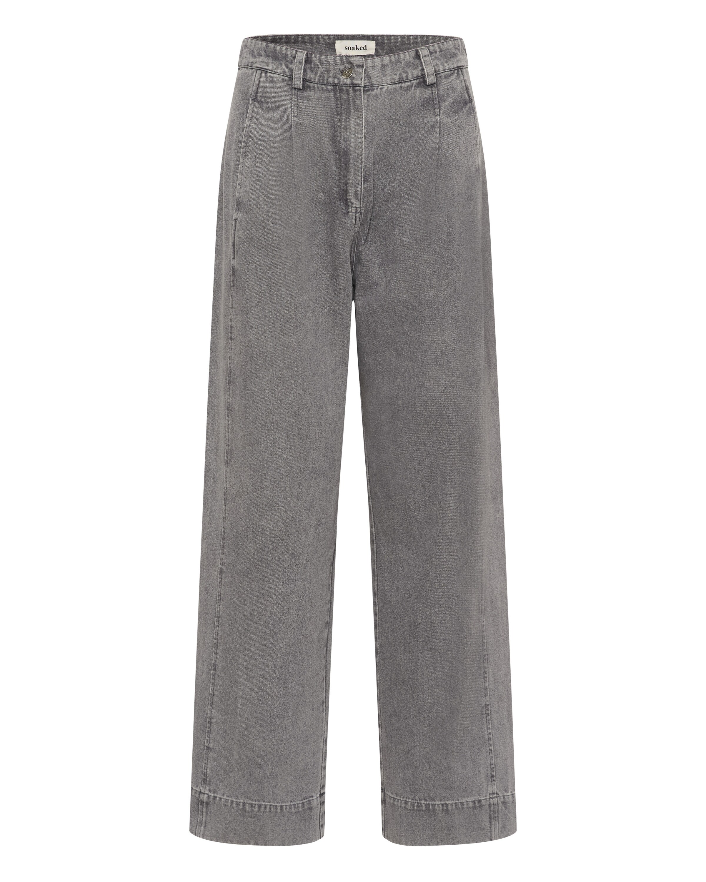 SOAKED IN LUXURY regular Jeans 'SLNinnia' i grå: forside