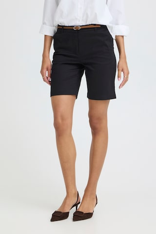 b.young - Pantalón chino 'BYDays' en negro: frente