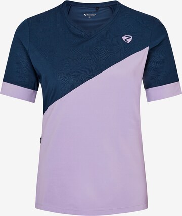 ZIENER Performance Shirt 'Nahala' in Purple: front