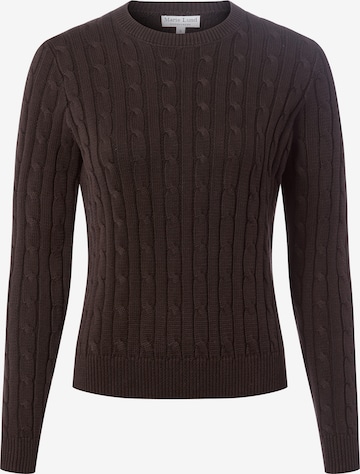 Marie Lund Pullover in Braun: Vorderseite