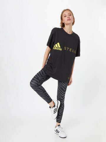 ADIDAS BY STELLA MCCARTNEY Funksjonsskjorte 'Logo' i svart