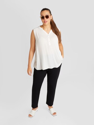 ONLY Carmakoma - Blusa 'JETTE' em branco