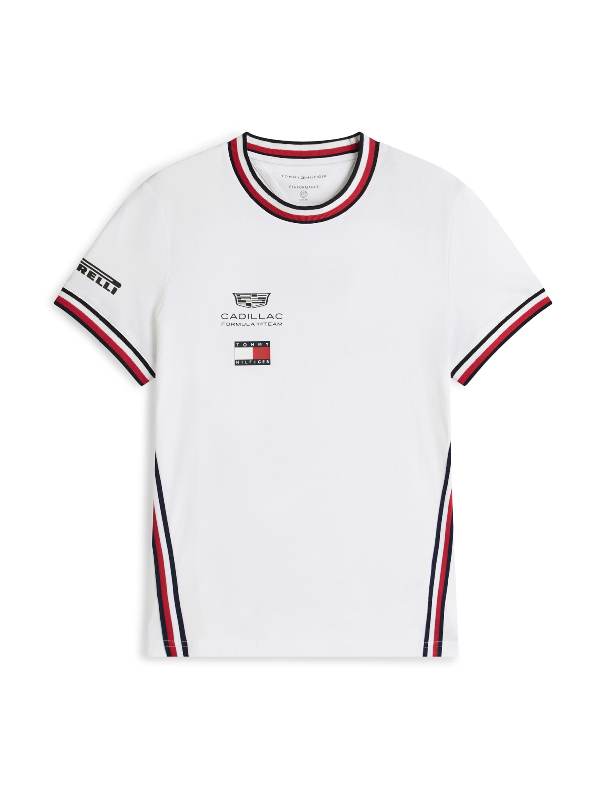 T-shirt 'TH x CF1' TOMMY HILFIGER en blanc : devant