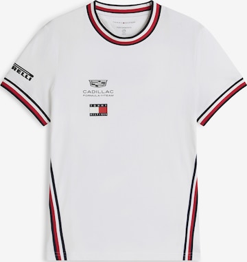 balta TOMMY HILFIGER Marškinėliai 'TH x CF1': priekis