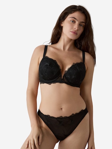 T-shirt Reggiseno 'Gamme' di ETAM in nero