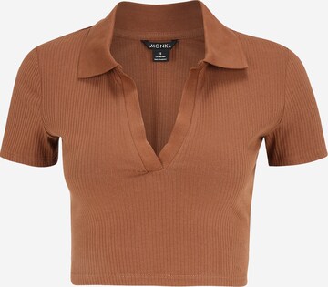 Monki Shirt 'Frankie' in Brown: front
