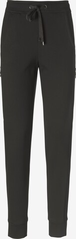 Regular Pantalon de sport Peter Hahn en noir : devant