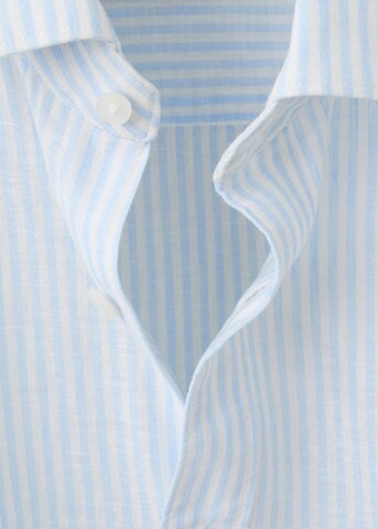 MANGO MAN Regular fit Button Up Shirt 'Elda' in Blue