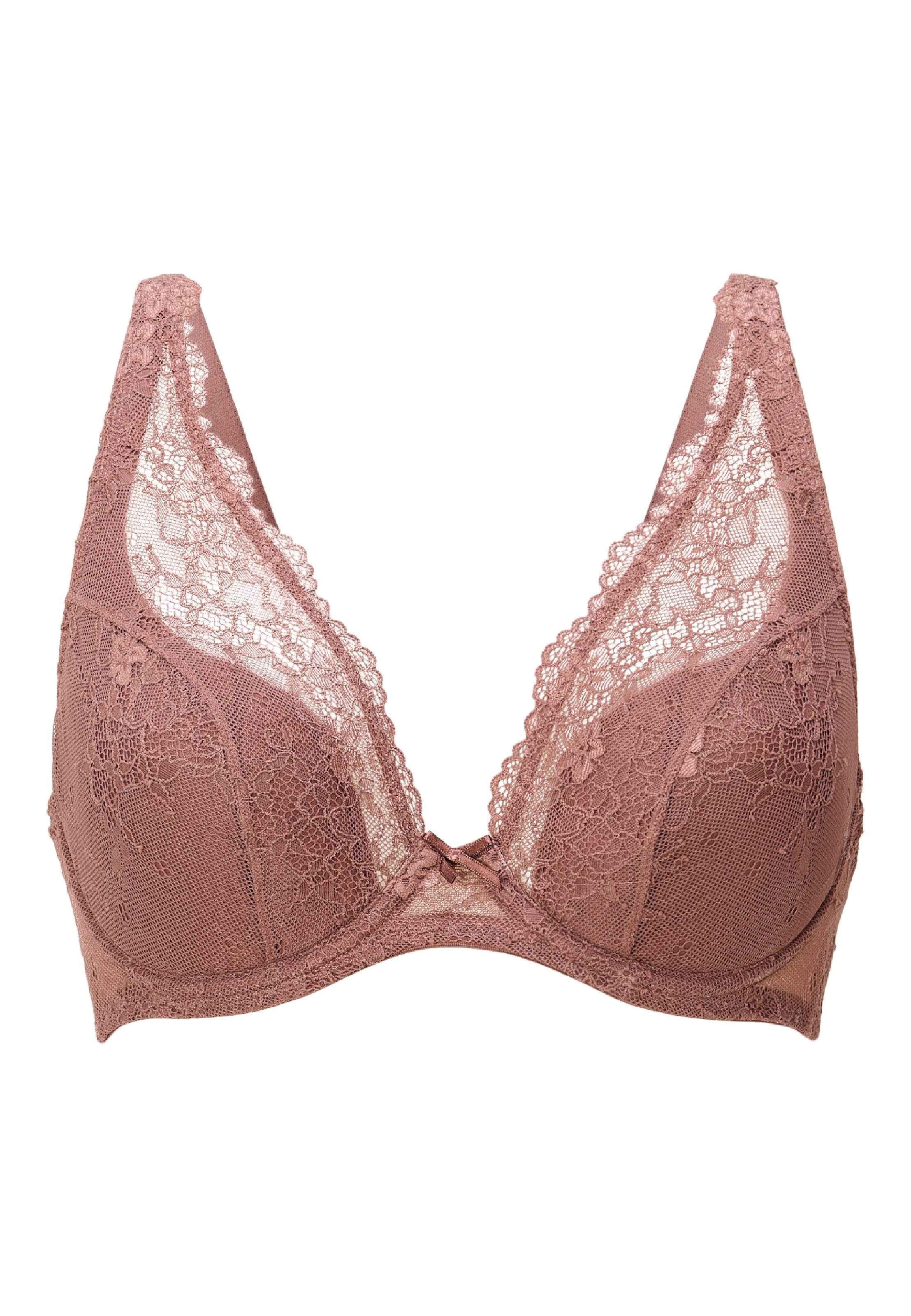 Triangle Soutien-gorge LingaDore en marron : devant