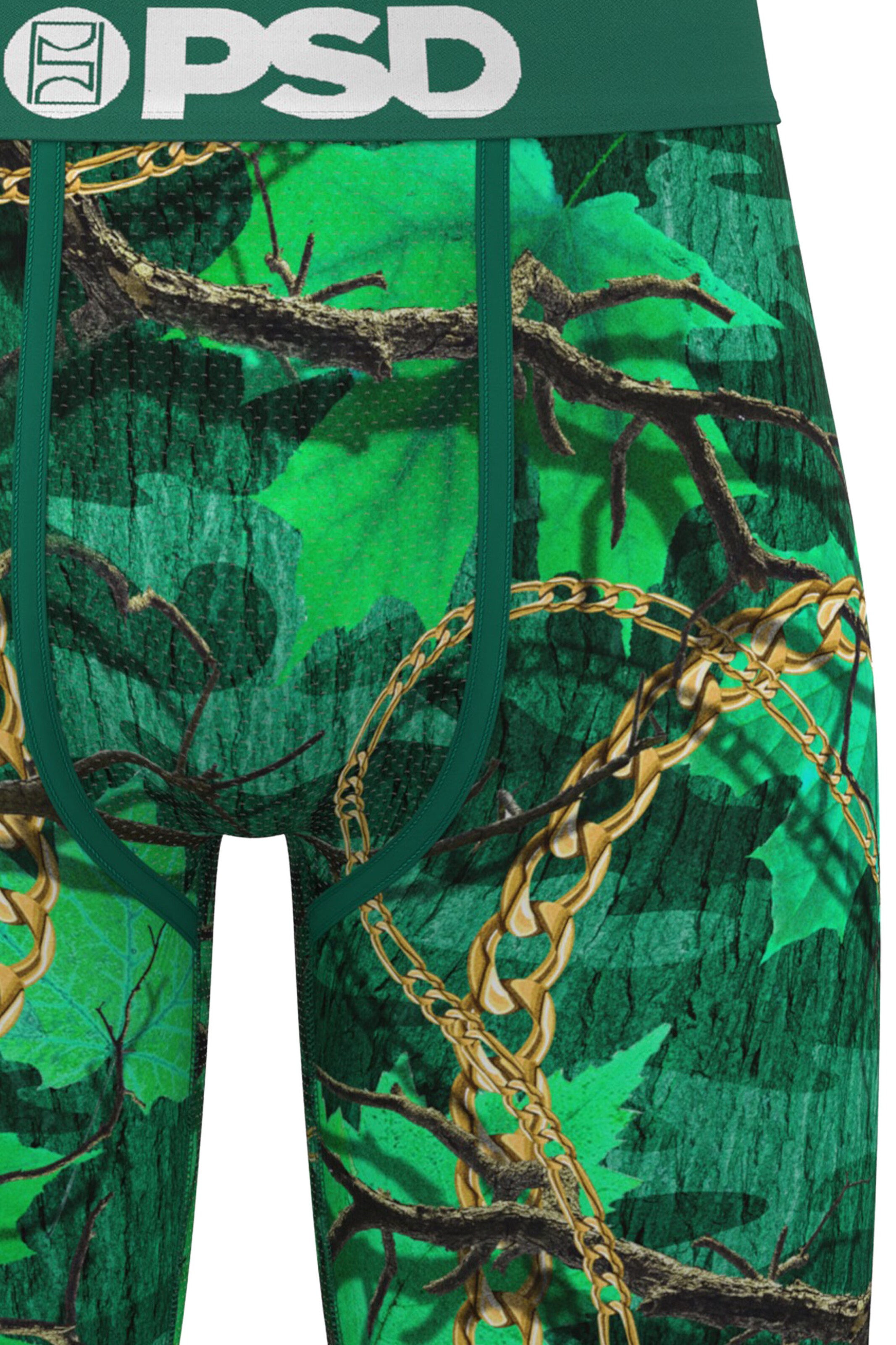 PSD Boxershorts 'Good Luck' in Grün