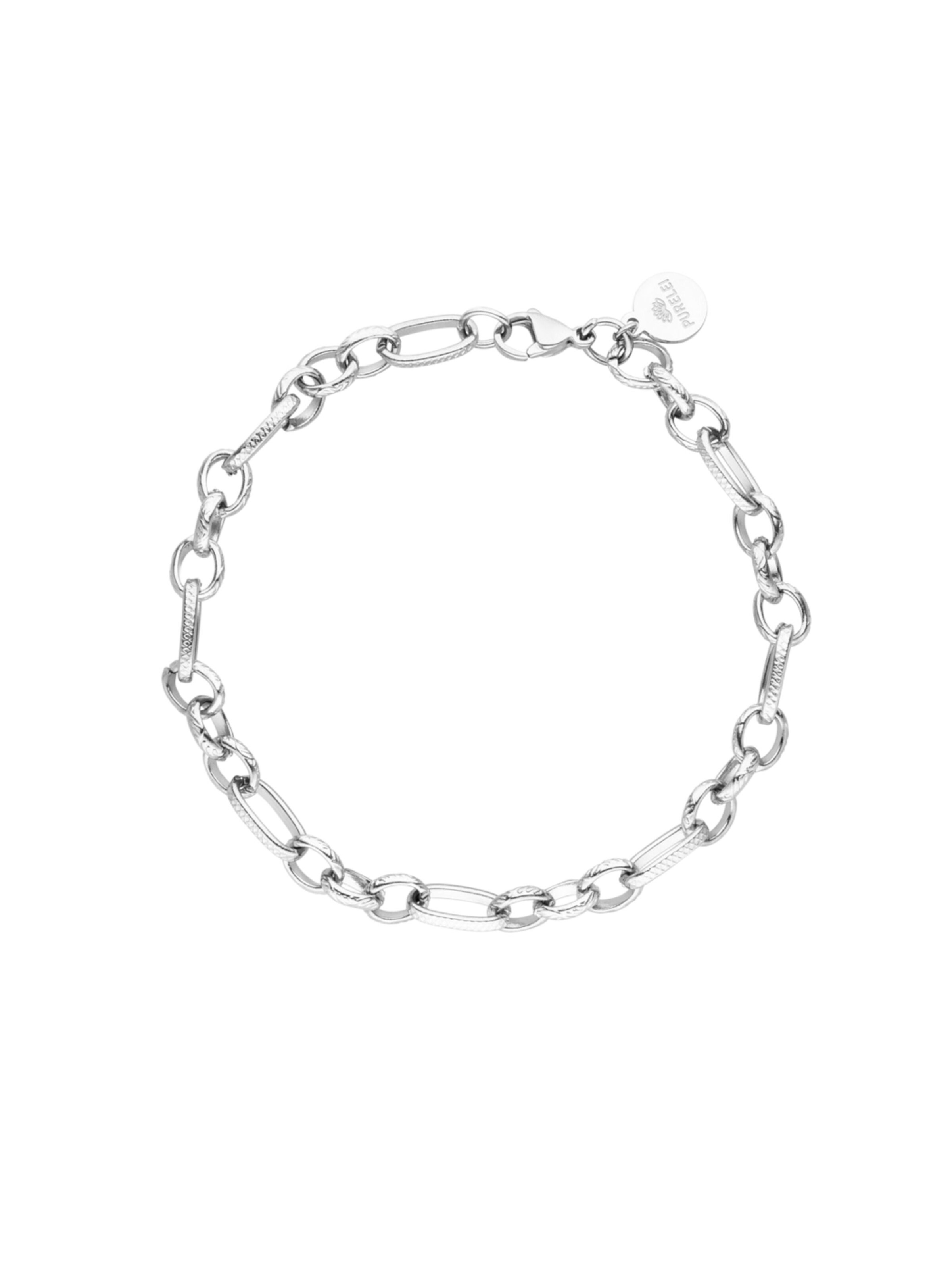 PURELEI - Pulsera 'Fashion Show' en plata: frente