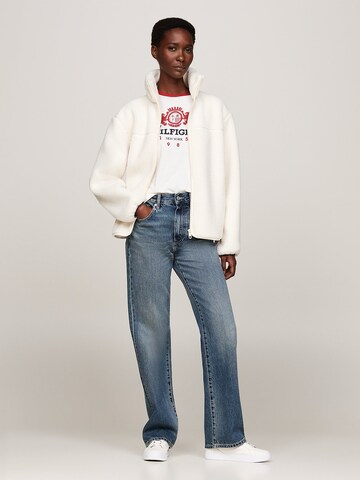 TOMMY HILFIGER Fleece jacket in Beige