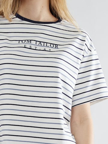 Pantaloni scurți 'Charlotte' de la TOM TAILOR pe albastru