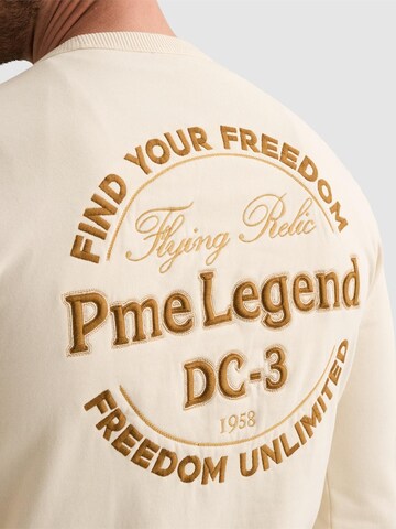 Felpa 'Sweatshirt in peached fleece with artwork' di PME Legend in beige