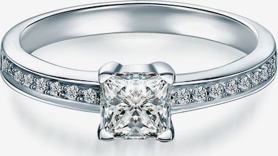 Trilani Ring in silber / transparent, Produktansicht