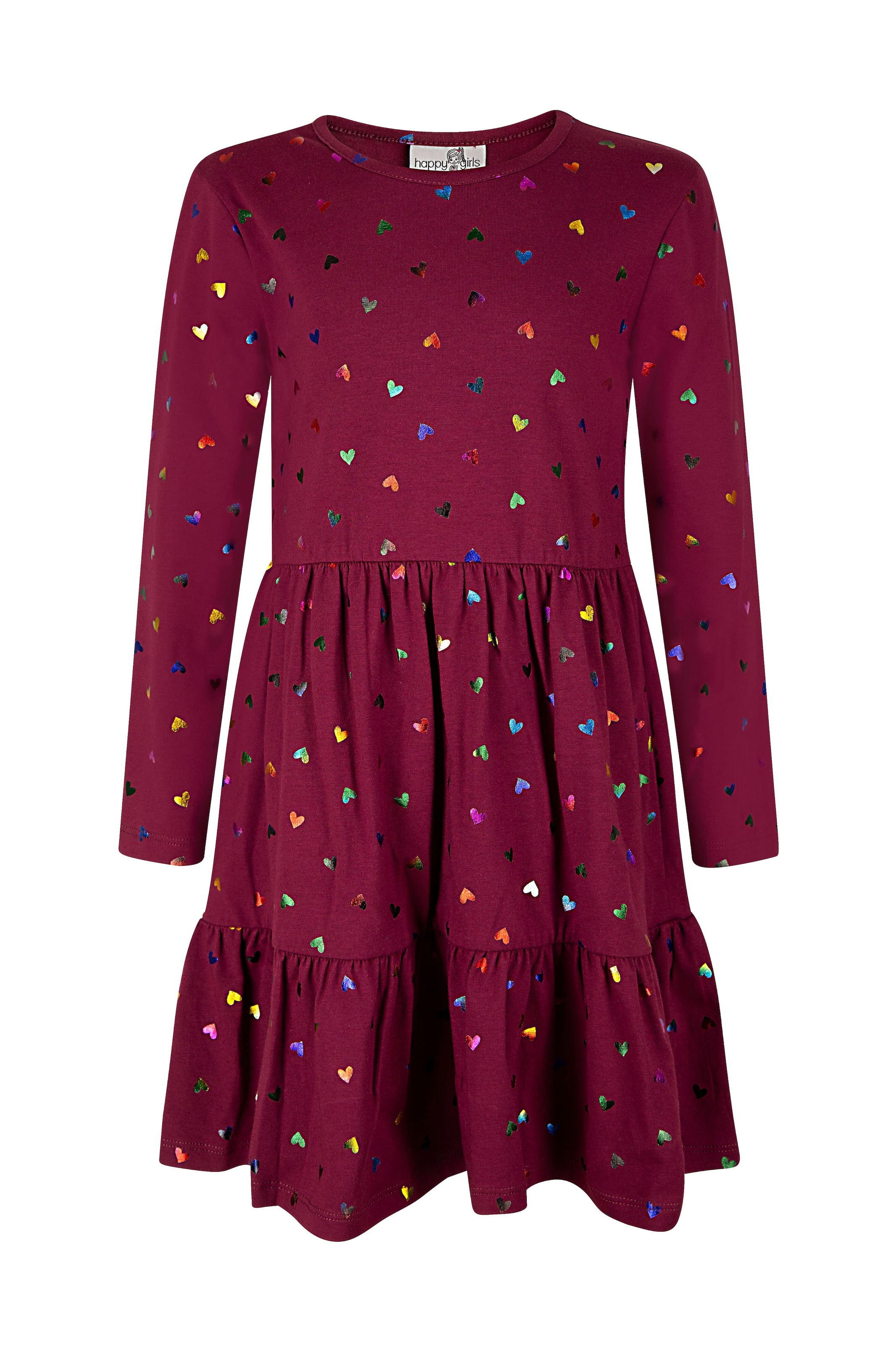 happy girls - Vestido en rojo: frente