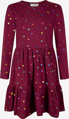 happy girls Kleid in Rot: Vorderseite