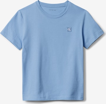 T-Shirt Calvin Klein Jeans en bleu : devant