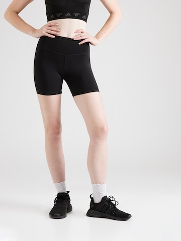 Skinny Pantaloni sportivi 'All Me 5INCH' di ADIDAS PERFORMANCE in nero: frontale