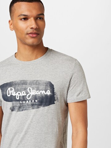 Pepe Jeans T-Shirt 'Seth' in Grau